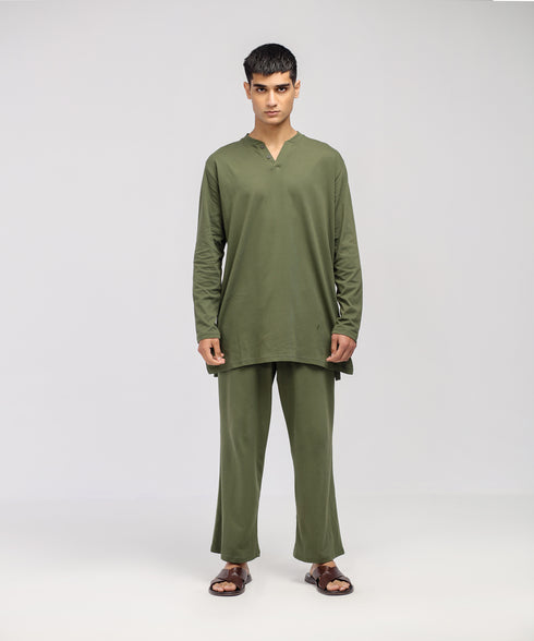 Men's Silk Wash Loungewear Set